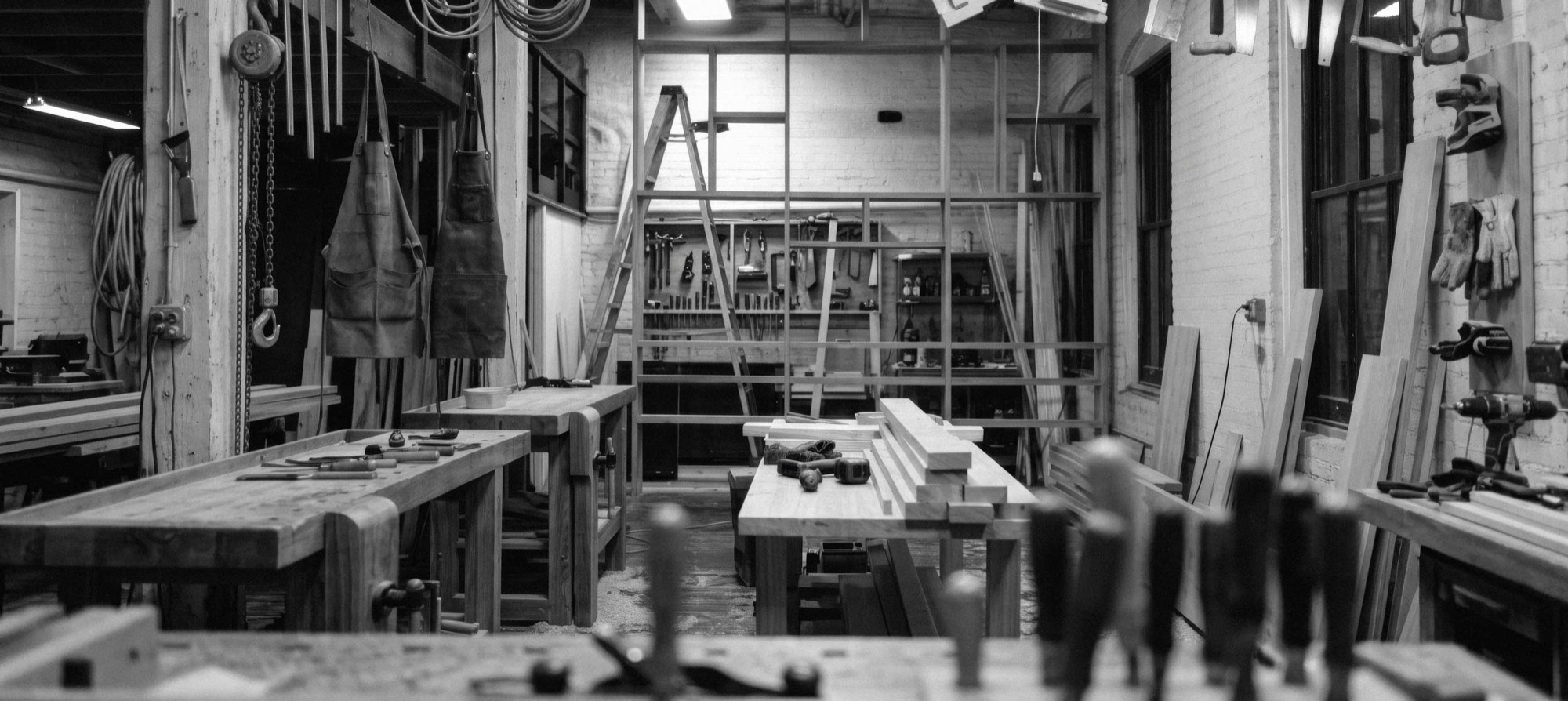 Inside the Easelwood studio and shop