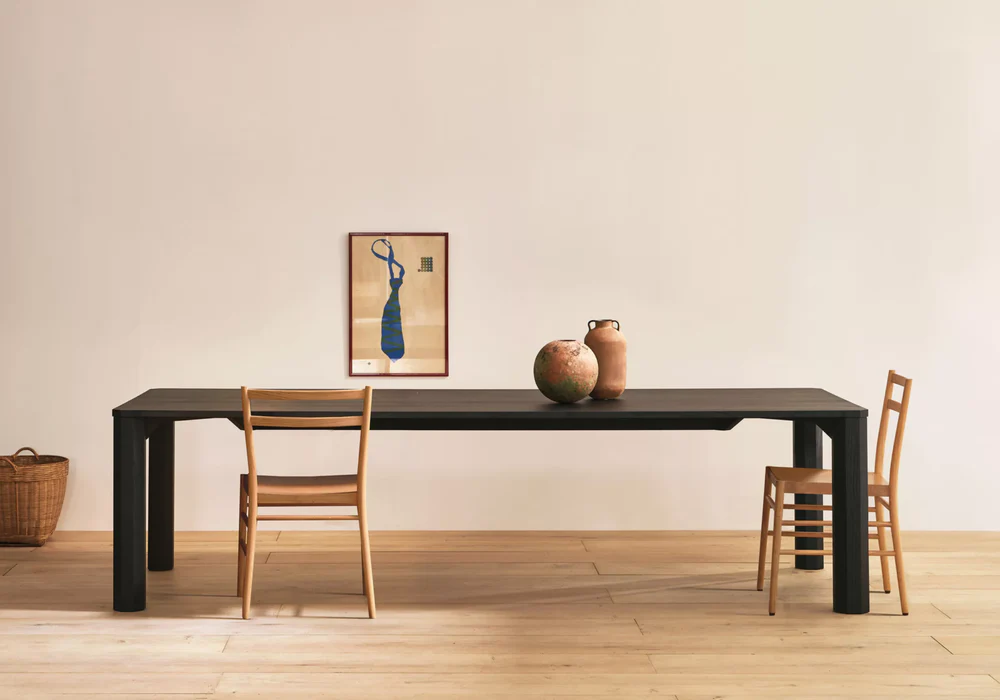 Ebonized Plank Table